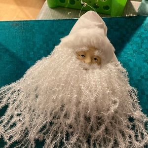 Santa Head Christmas Ornament